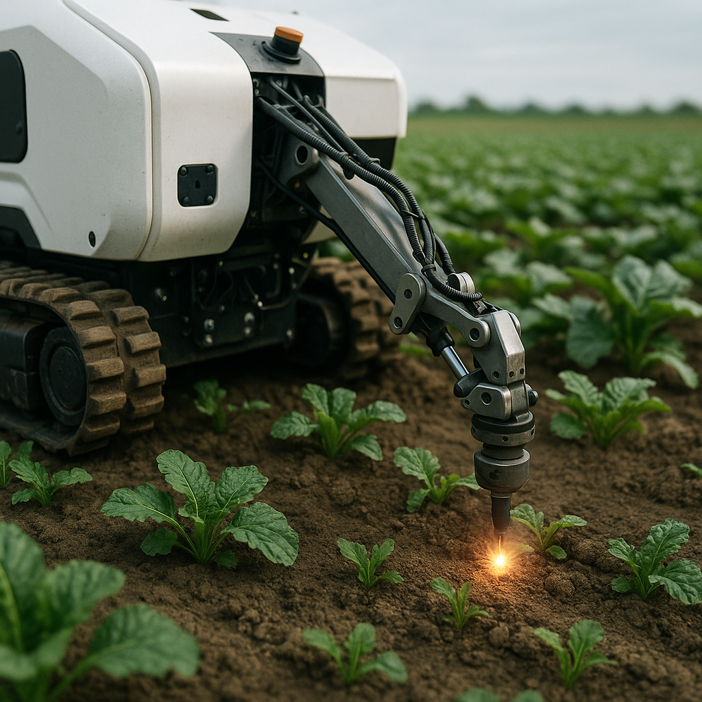 Smart farming: Laser weeding