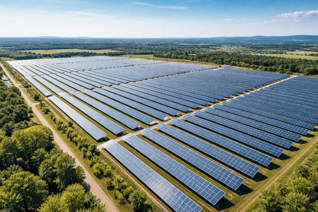 Solar park inspection