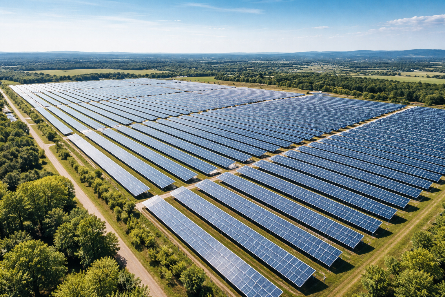 Solar park inspection